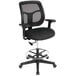 A Eurotech Apollo drafting stool with a black mesh back.