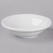 A white Libbey Basics porcelain fruit bowl.