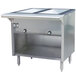 Eagle Group HT2OB Liquid Propane Steam Table with Enclosed Base 7000 BTU - Two Pan - Open Well Main Thumbnail 1