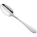 An Acopa Monaca stainless steel serving spoon with a handle.
