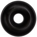A black circular Matfer Bourgeat Exopan Mini Cake Pan with a hole in the center.