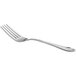 An Acopa Monaca stainless steel salad/dessert fork with a silver handle.