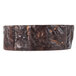 Clipper Mill by GET NPKWOOD-01 2 1/2" Brown Cast Aluminum Faux Wood Napkin Ring Holder Main Thumbnail 3
