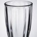 A close up of a Libbey soda glass with a thin rim.