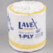 Lavex Janitorial Individually-Wrapped 1-Ply Standard 1000 Sheet Toilet Paper Roll - 96/Case Main Thumbnail 3