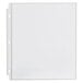 Universal UNV21122 8 1/2" x 11" Clear Standard Weight Sheet Protector, Letter   - 200/Box Main Thumbnail 3