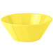 A Tablecraft yellow cast aluminum serving bowl.