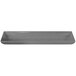 A Tablecraft granite cast aluminum flared rectangular tray with a handle.