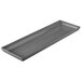 A Tablecraft granite cast aluminum rectangular metal tray.
