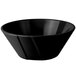 A black Tablecraft cast aluminum serving bowl.
