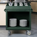 Cambro TDC2029192 Granite Green Tray / Dish Cart - 38" x 22" x 34" Main Thumbnail 1
