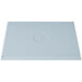 A gray rectangular Tablecraft cast aluminum cooling platter.