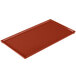 A Tablecraft copper cast aluminum rectangular third size cooling platter on a white background.