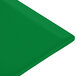 A green cast aluminum rectangular cooling platter.
