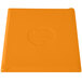 An orange rectangular Tablecraft cooling platter.