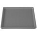 A grey rectangular Tablecraft cooling platter.