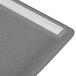 A Tablecraft granite cast aluminum rectangular cooling platter with a grey surface.