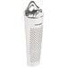 A stainless steel Fox Run nutmeg grater with holes on the side.