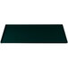 A rectangular hunter green Tablecraft tray with white speckles.