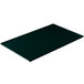 A rectangular black cast aluminum Tablecraft cooling platter with a green border.
