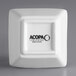 Acopa 6 oz. Square Bright White Porcelain Bouillon - 36/Case Main Thumbnail 4