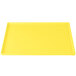 A yellow rectangular Tablecraft cooling platter.
