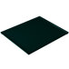 A black rectangular metal Tablecraft cooling platter with a hunter green and white speckled interior.