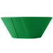 A Tablecraft green cast aluminum serving bowl.