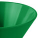 A Tablecraft green cast aluminum serving bowl.