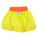 A Cordova lime high visibility neck shade with reflective tape in neon yellow and orange mesh.