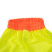 A Cordova high visibility neck shade with reflective tape in neon yellow and orange.