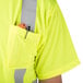 Cordova Lime Class II Mesh Short Sleeve High Visibility Safety Shirt with Reflective Tape - XL Main Thumbnail 3