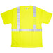 Cordova Lime Class II Mesh Short Sleeve High Visibility Safety Shirt with Reflective Tape - XL Main Thumbnail 6