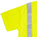 Cordova Lime Class II Mesh Short Sleeve High Visibility Safety Shirt with Reflective Tape - XL Main Thumbnail 8