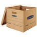 Banker's Box 7717201 SmoothMove Classic 18" x 15" x 14" Kraft / Blue Medium Moving Box   - 8/Case Main Thumbnail 1