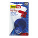 A blue plastic container of Redi-Tag reversible red and white Sign Here page flags.