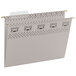 A Smead TUFF hanging file folder with metal tabs on the side.