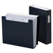 Smead 70867 SuperTab Letter Size 6-Pocket Expanding Bookshelf Organizer - Oversized Blank Tabs, Magnetic Flap Closure, Monaco Blue Main Thumbnail 2