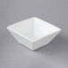 Acopa 8 oz. Square Bright White Porcelain Bowl - 12/Pack Main Thumbnail 3