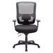 A black Eurotech Apollo II multi-function office chair with a black mesh back and arms.
