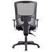 A black Eurotech Apollo II office chair with mesh back and arms.