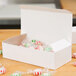 Baker's Mark 1 lb. White 1-Piece Auto-Popup Candy Box - 250/Case Main Thumbnail 1