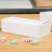 Baker's Mark 1 lb. White 1-Piece Auto-Popup Candy Box - 250/Case Main Thumbnail 7