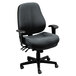 Eurotech 24/7-5801 24/7 Series Dove Charcoal Fabric Mid Back Swivel Office Chair Main Thumbnail 1
