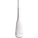 A World Tableware stainless steel utility / dessert fork with a white handle.