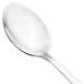 A World Tableware stainless steel dessert spoon with a silver handle.