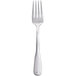 A World Tableware Columbus stainless steel salad fork with a silver handle.