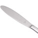 A Libbey stainless steel utility knife with a fluted solid handle.