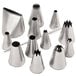 Ateco 786 12-Piece Stainless Steel Large Piping Tip Decorating Set Main Thumbnail 1