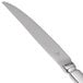 A Libbey Baguette stainless steel steak knife with a fluted solid handle.